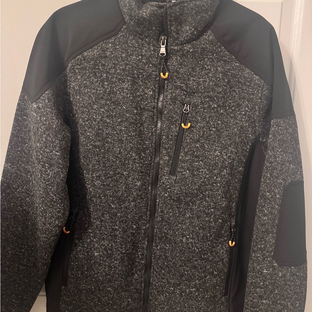 Izod Charcoal and Black Performance Jacket